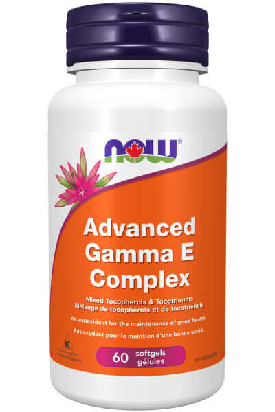 Now Gamma E Complex (Tocopherols/Tocotrienols) 60 Softgels