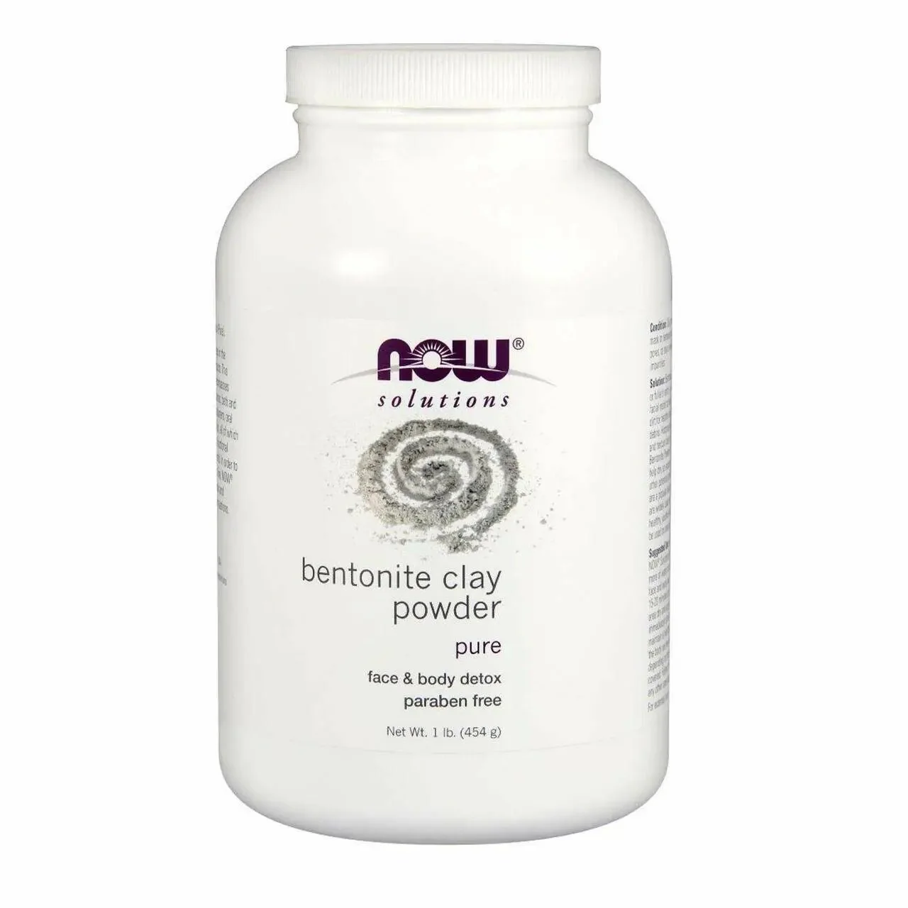 Now Bentonite Clay Powder, 454g