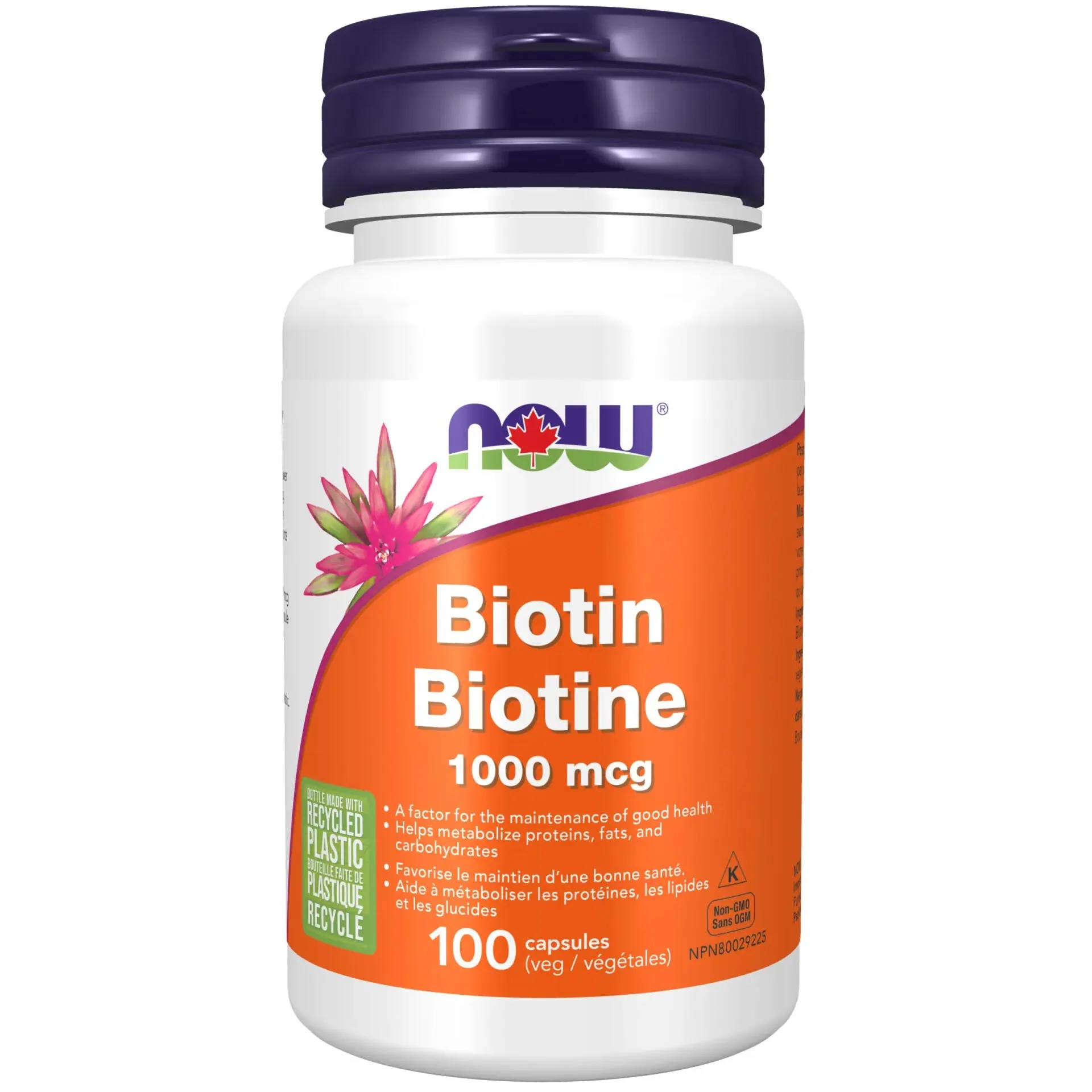 Now Biotin 1,000mcg 100 Capsules