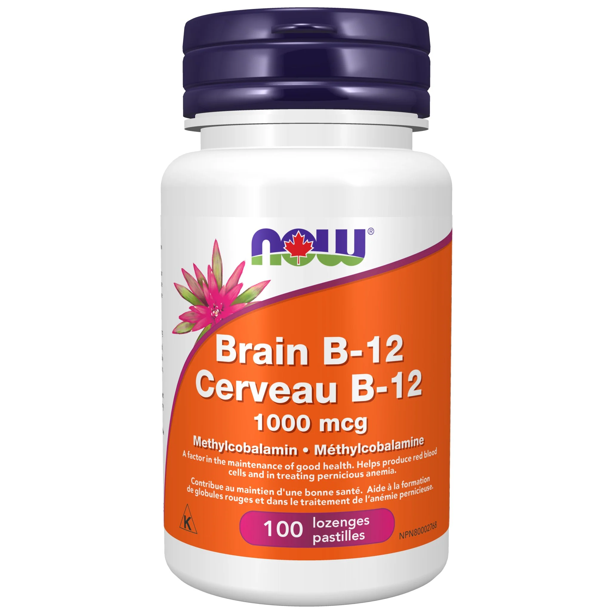 Now Brain B-12 1000mcg 100 Lozenges