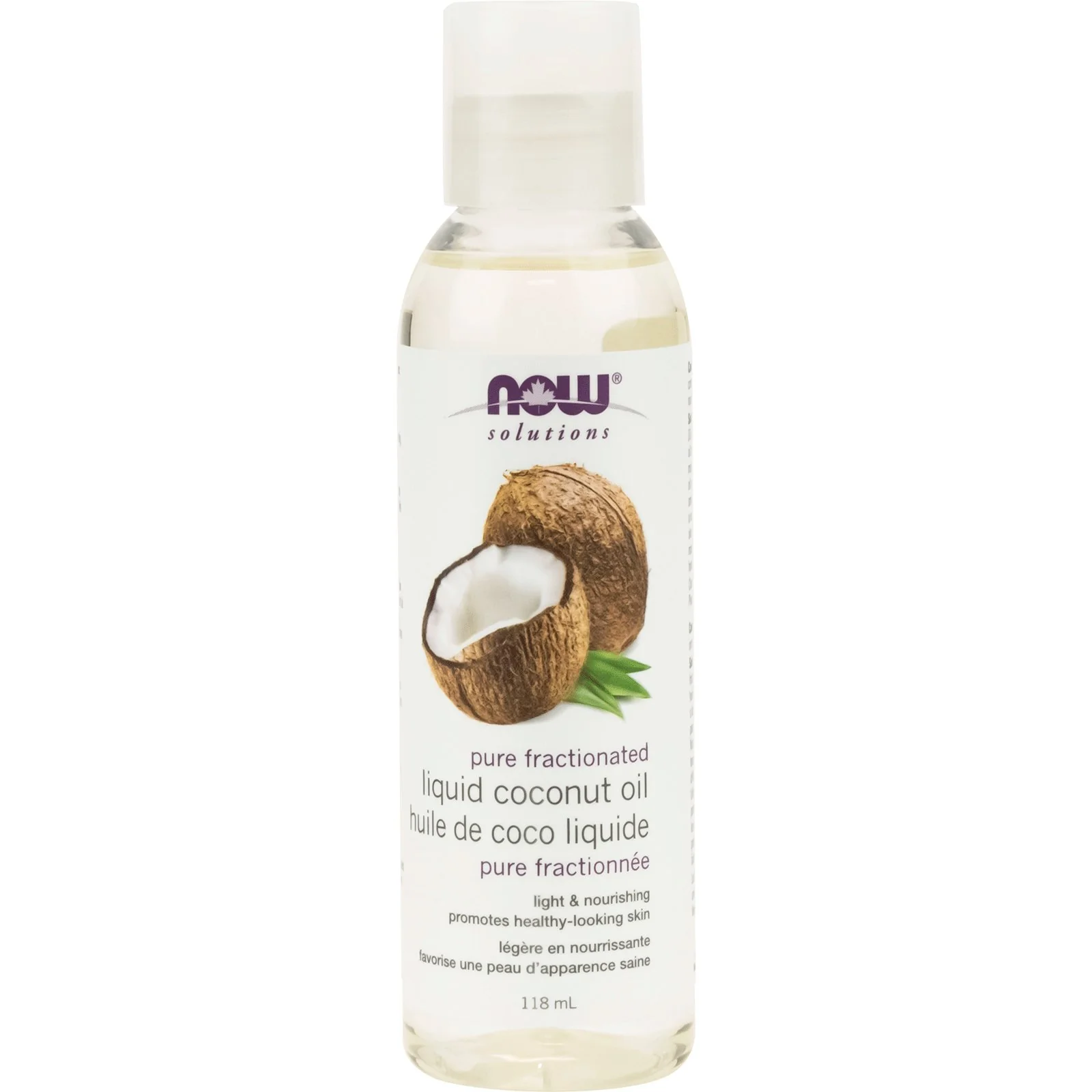 Now Liquid Coconut Oil, Pure Fractionated