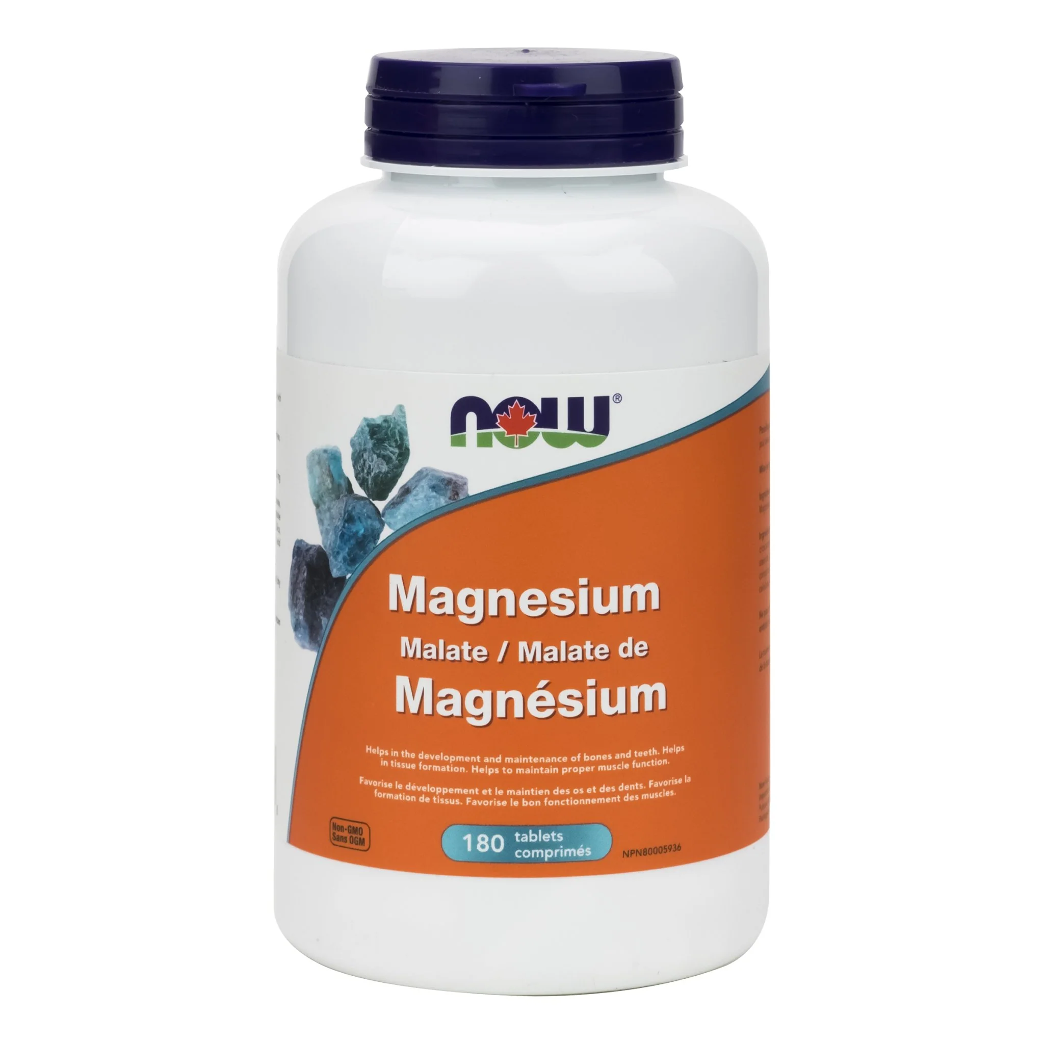 Now Magnesium Malate 180 Tablets