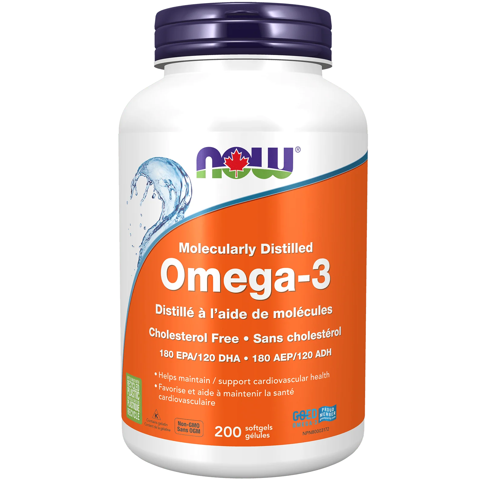 Now Omega-3 1,000mg 200 Softgels