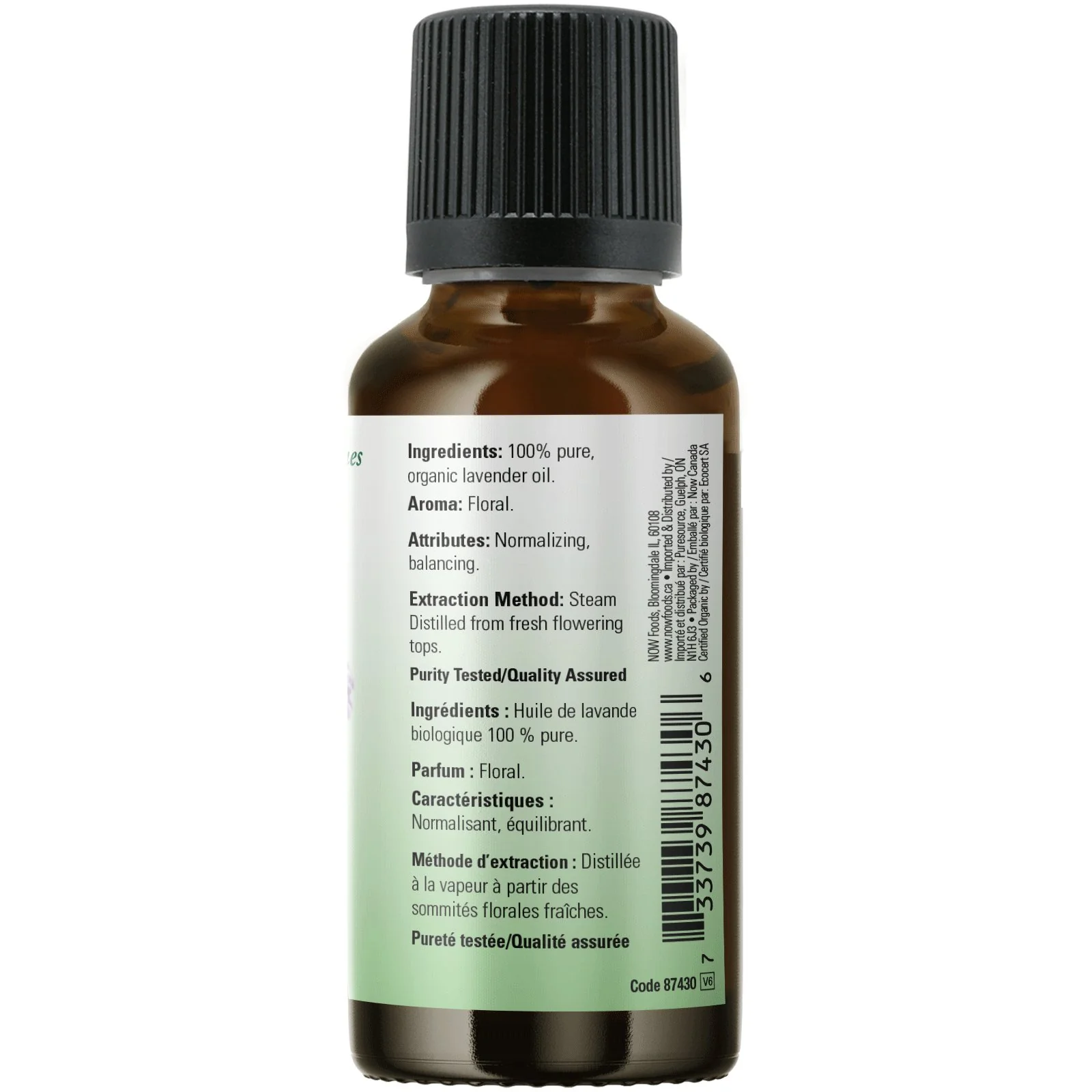 Now Lavender Oil, Organic 30mL - Image 3
