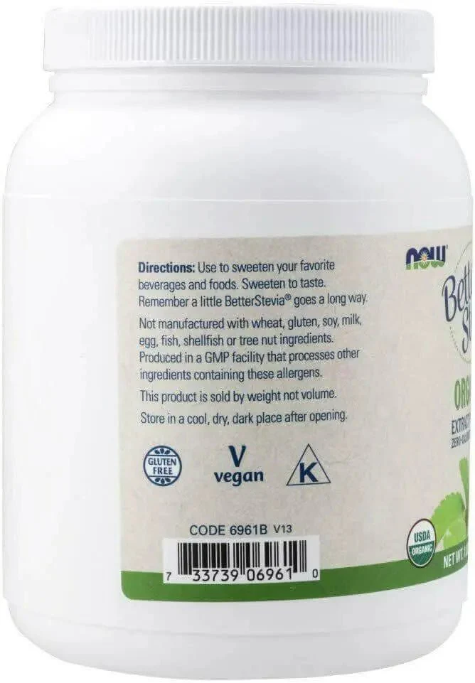 Now Organic Stevia Powder 454 Grams - Image 6