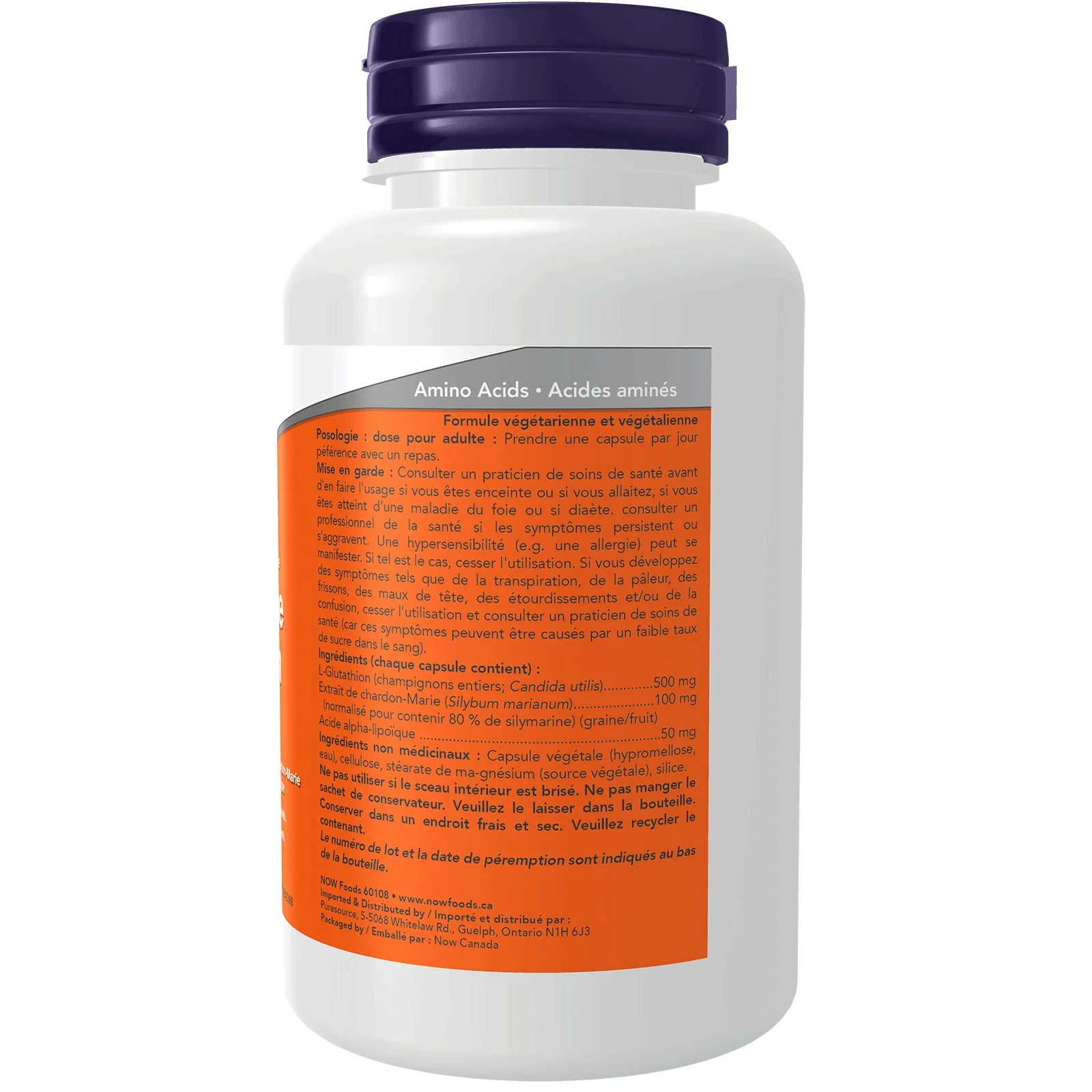 Now Glutathione 500mg 60 Veg Capsules - Image 3