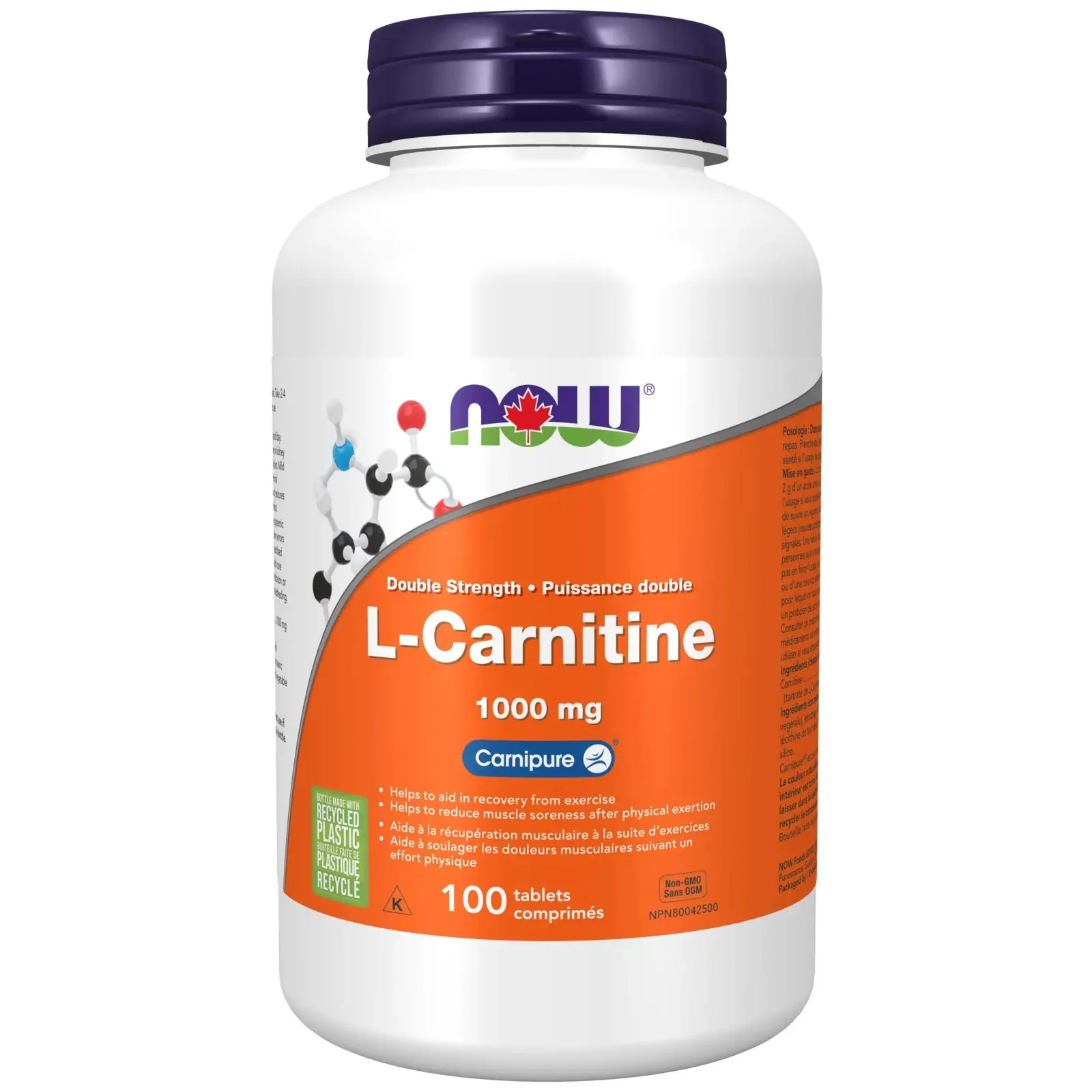 Now L-Carnitine 1,000mg 100 Tablet