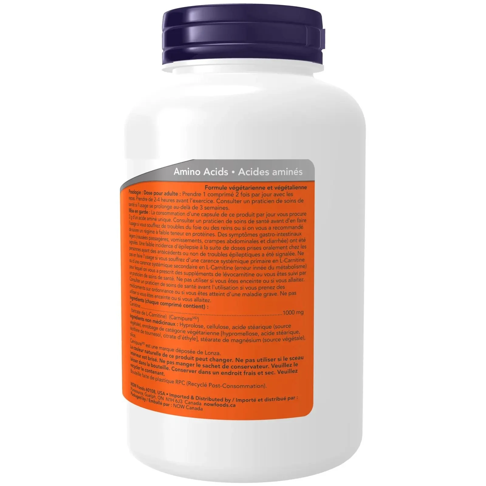 Now L-Carnitine 1,000mg 100 Tablet - Image 3