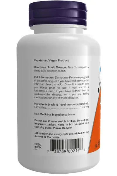 Now L-Citrulline 113 Grams - Image 3