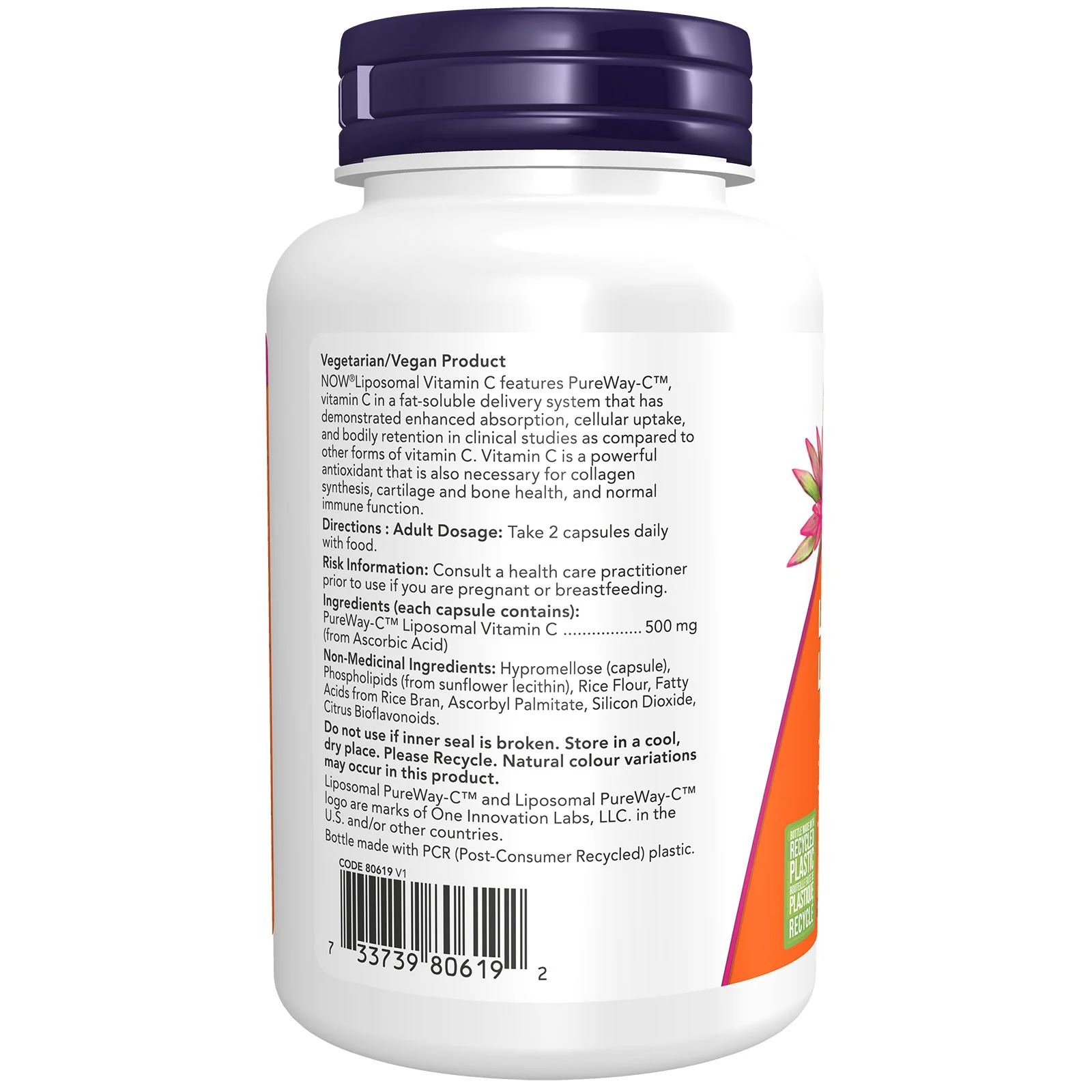 Now Liposomal C 120 Veg Capsules - Image 2