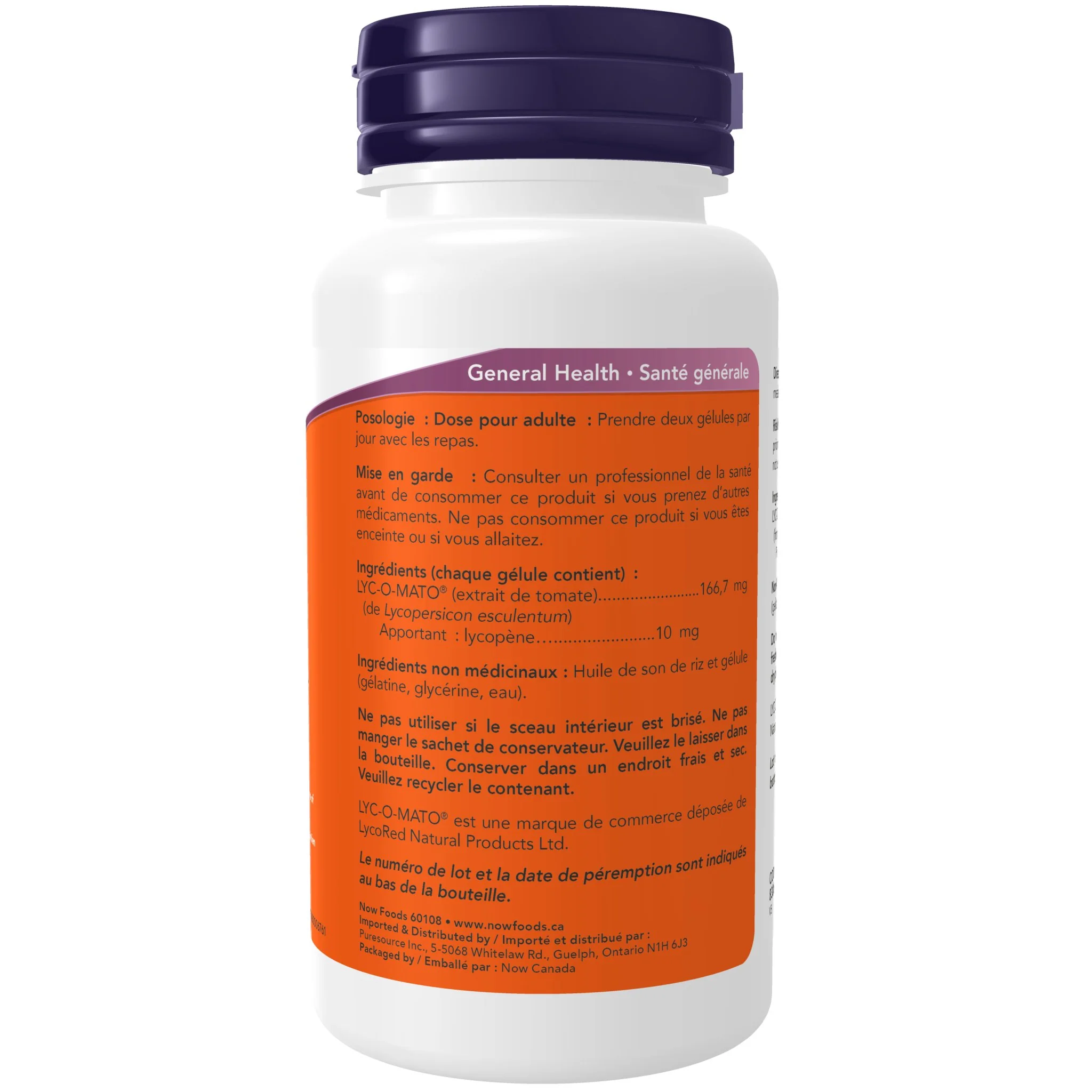 Now Lycopene 10mg 60 Softgels - Image 3