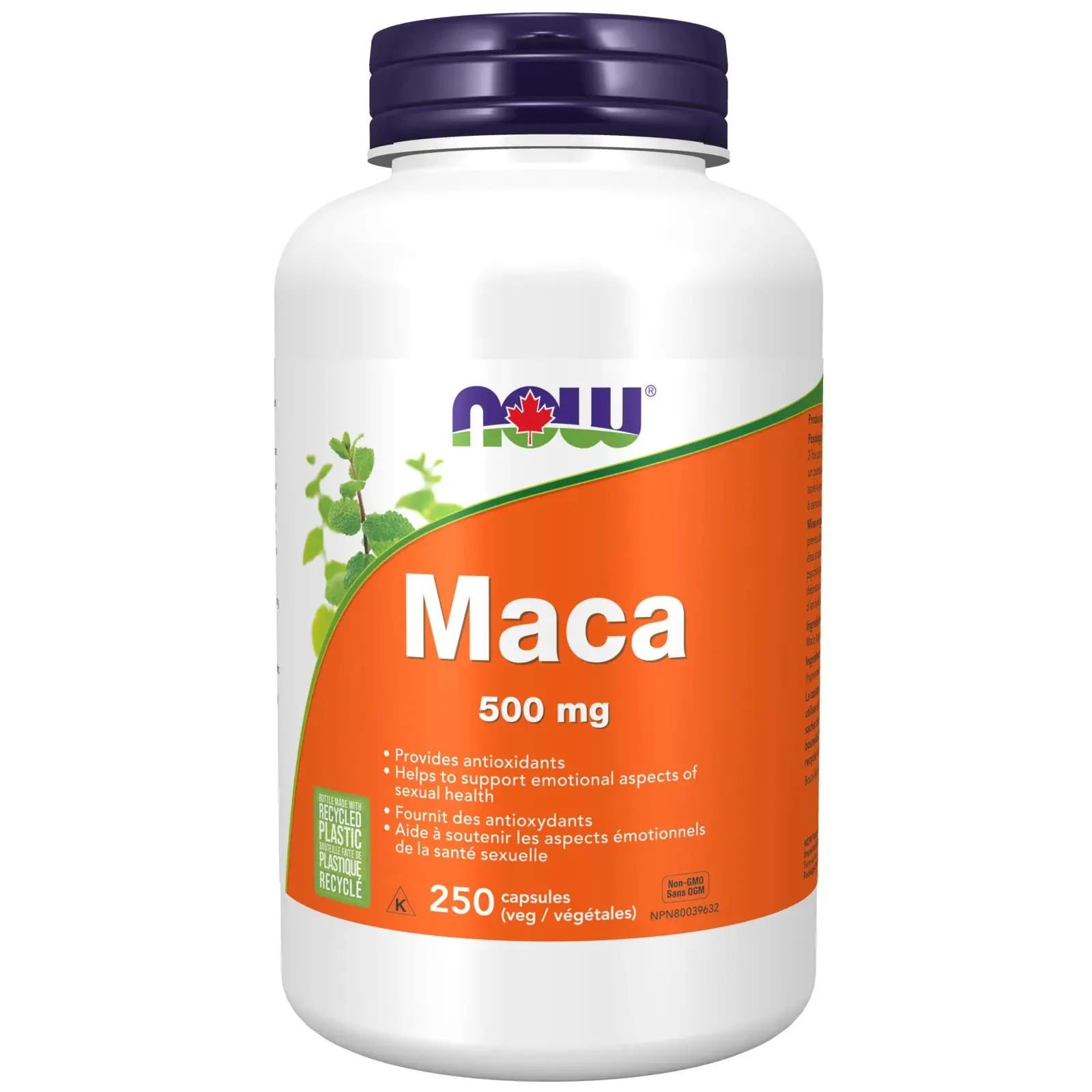 Now Maca 500mg 250 Veg Capsules