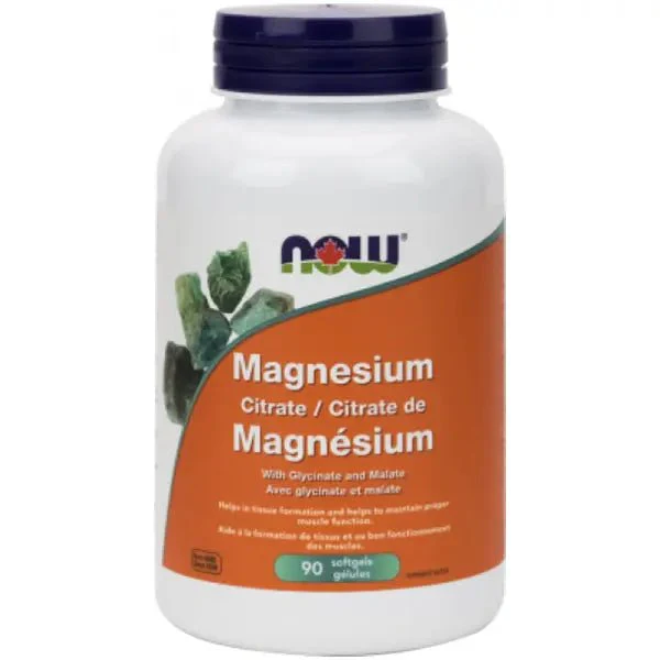 Now Magnesium Citrate 90 Softgels
