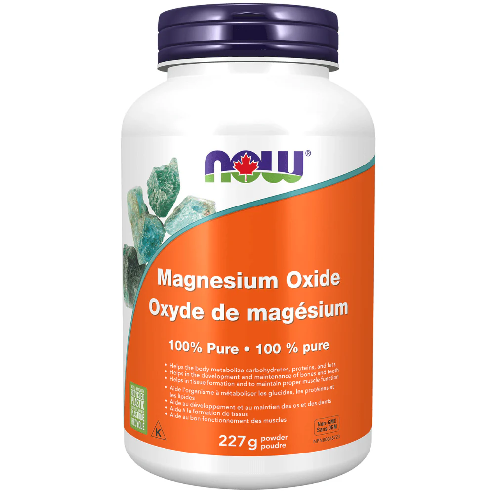Now Magnesium Oxide Powder 227 Grams