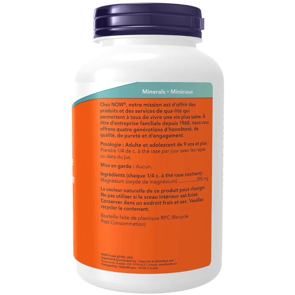 Now Magnesium Oxide Powder 227 Grams - Image 3