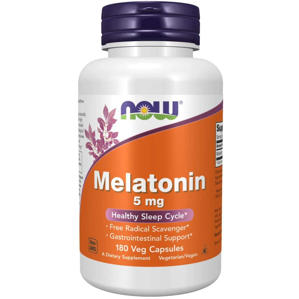 Now Melatonin 5mg Veg Capsules - Image 2