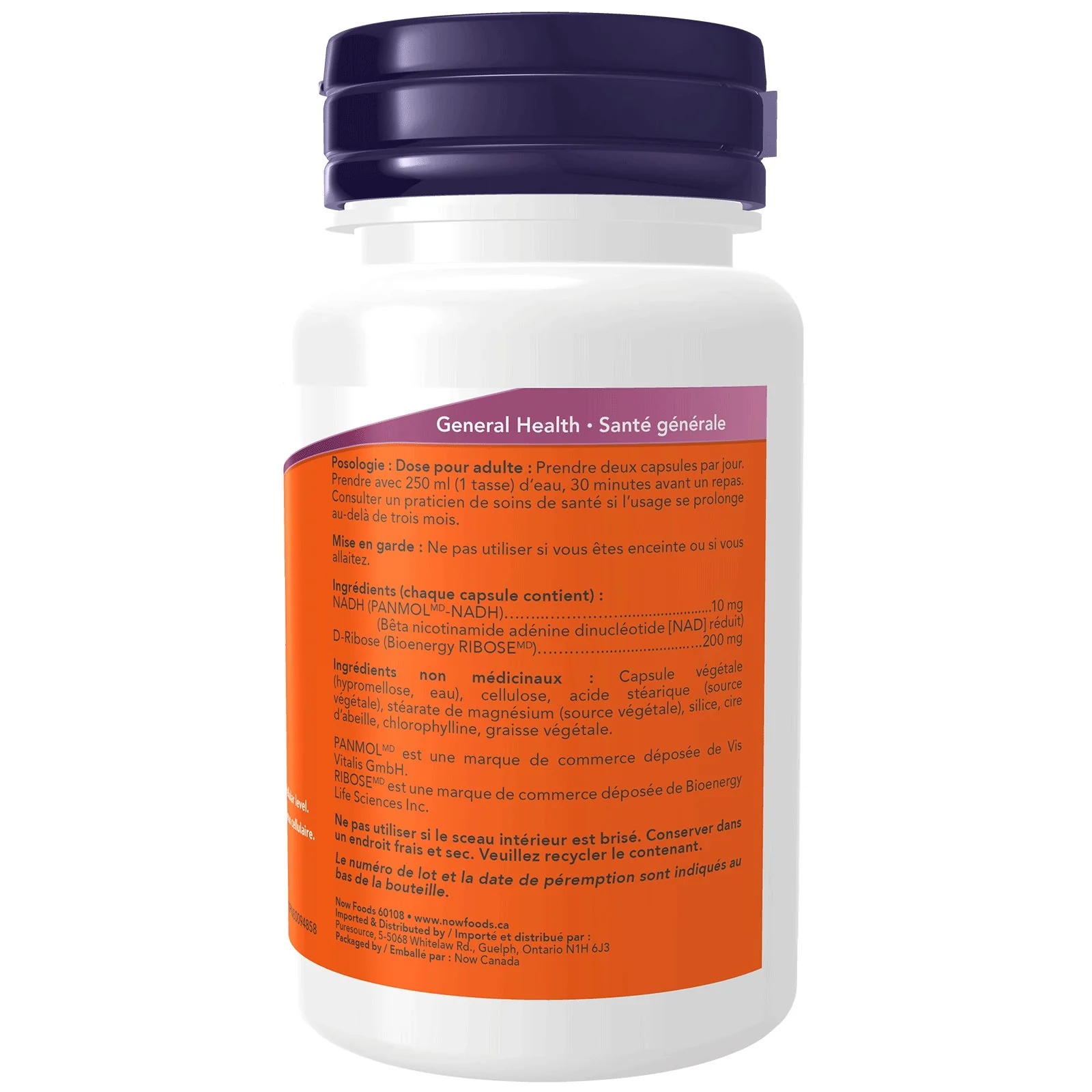 Now NADH 10mg 60 Veg Capsules - Image 2