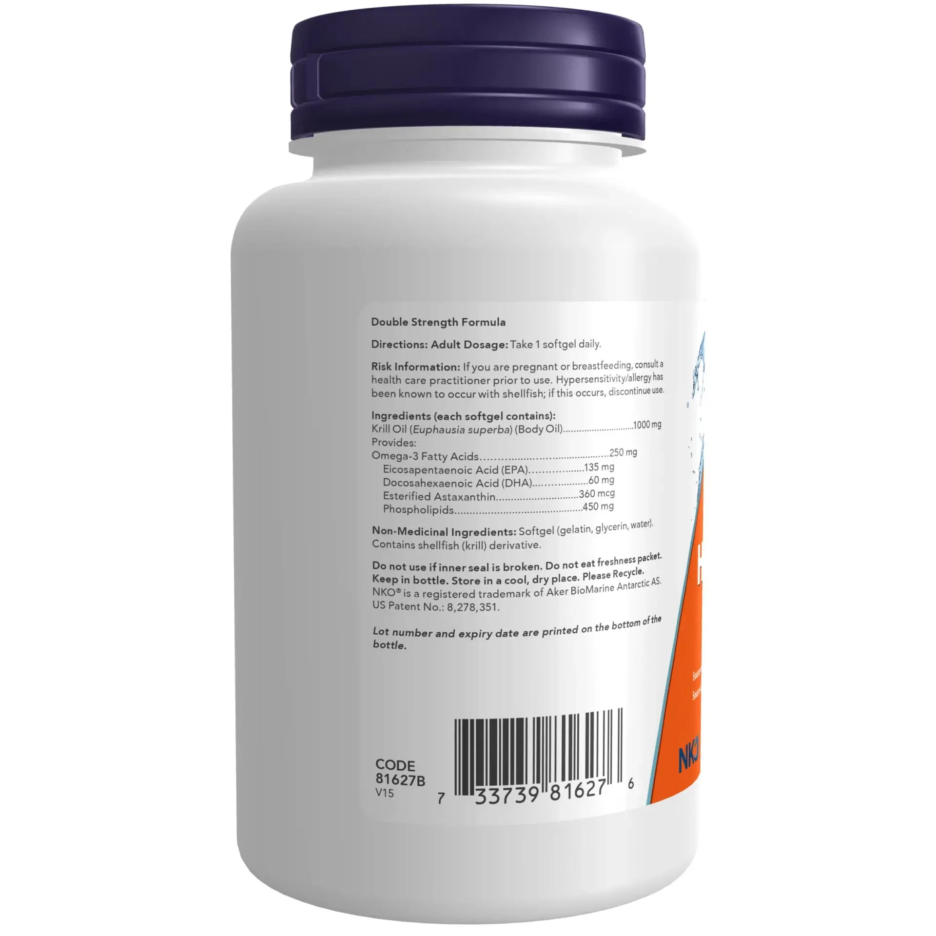 Now Neptune Krill 1,000mg 60 Softgels - Image 2