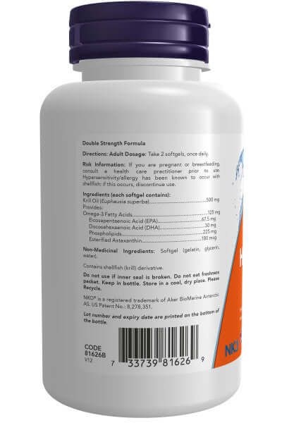 Now Neptune Krill Oil 500mg Softgels - Image 4