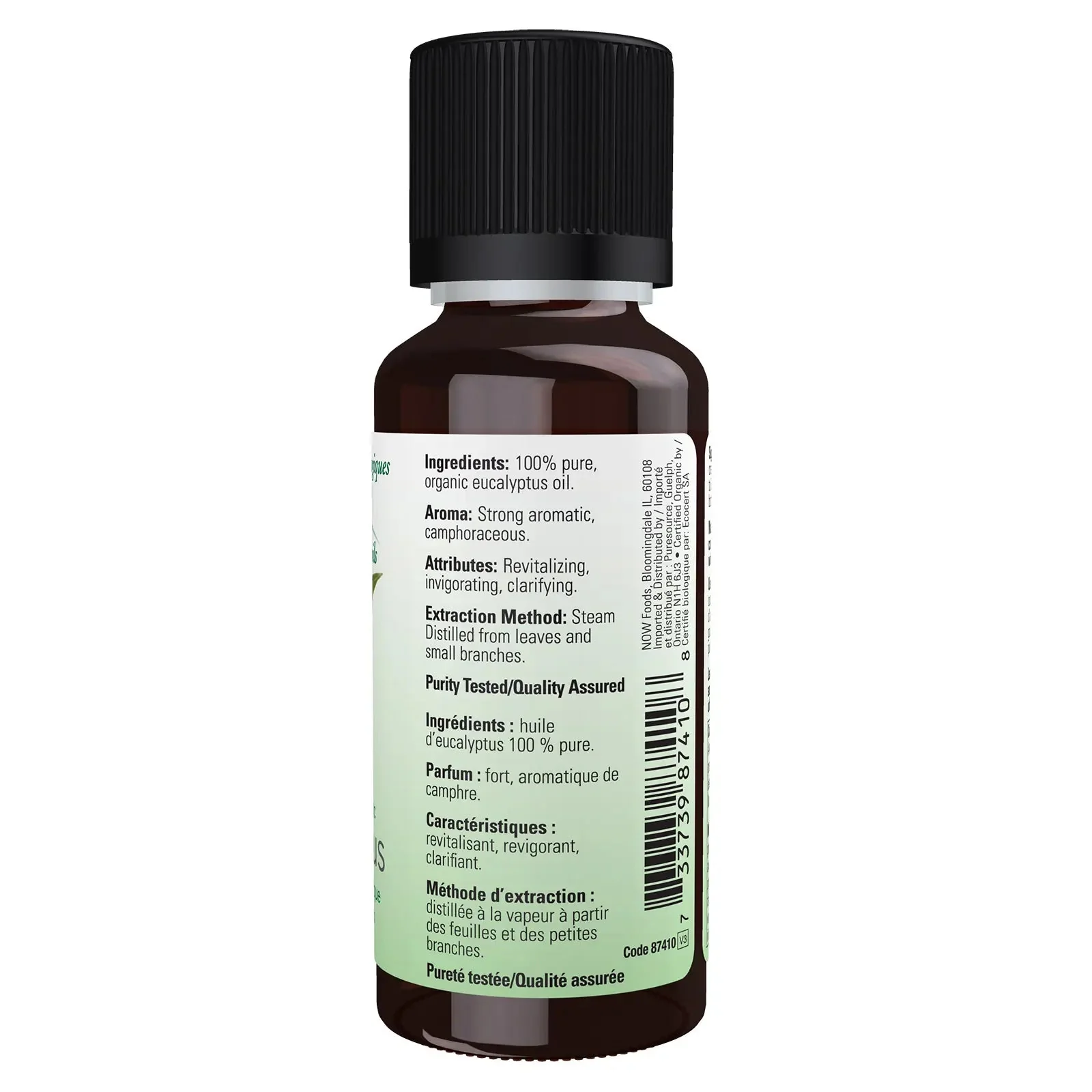 Now Organic Eucalyptus Oil 30mL - Image 3