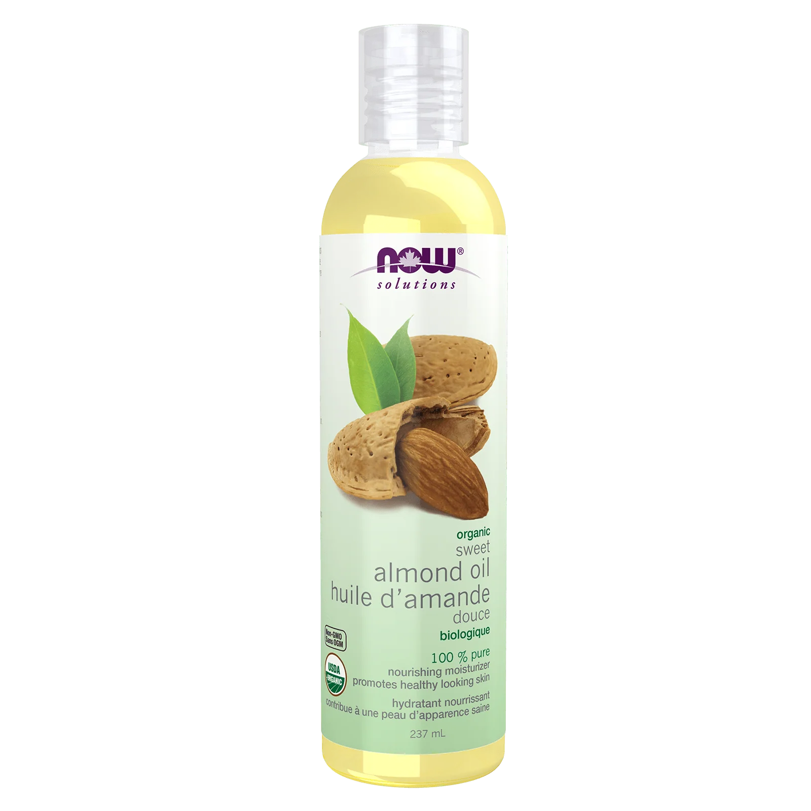 Now Organic Sweet Almond Oil 237mL