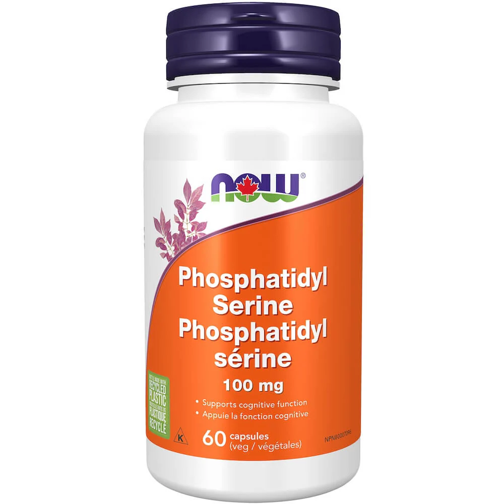 Now Phosphatidyl Serine 100mg 60 Veg Capsules