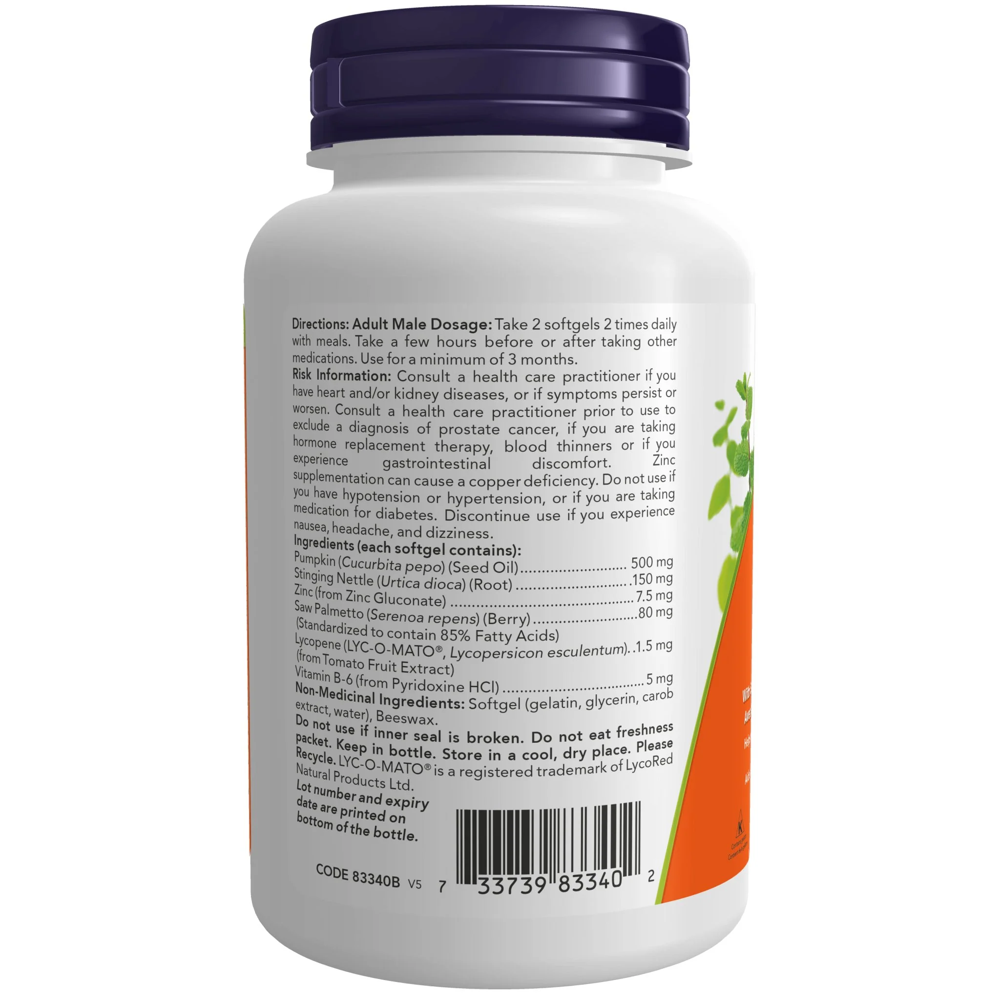 Now Prostate Support 90 Softgels - Image 2