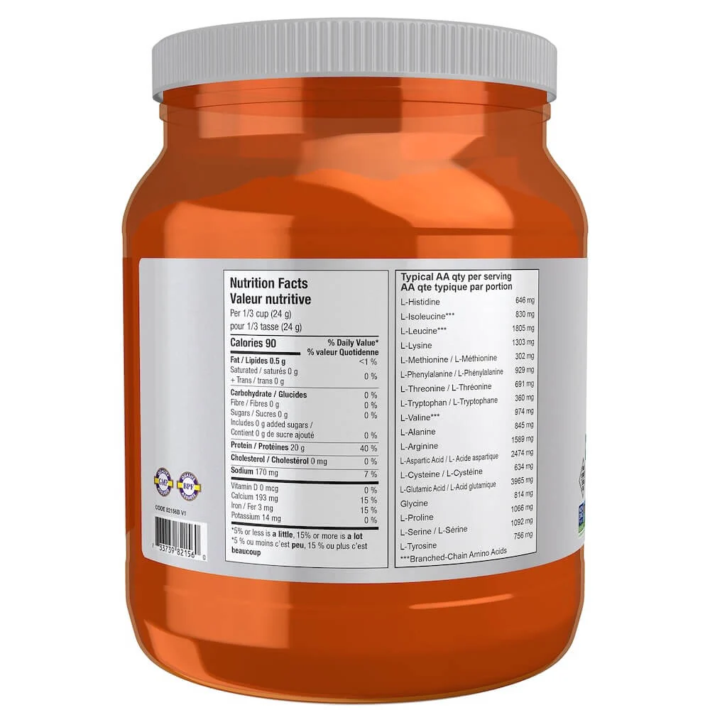 Now Soy Isolate, Non-GMO, Pure, Unflavoured 544 Grams - Image 2