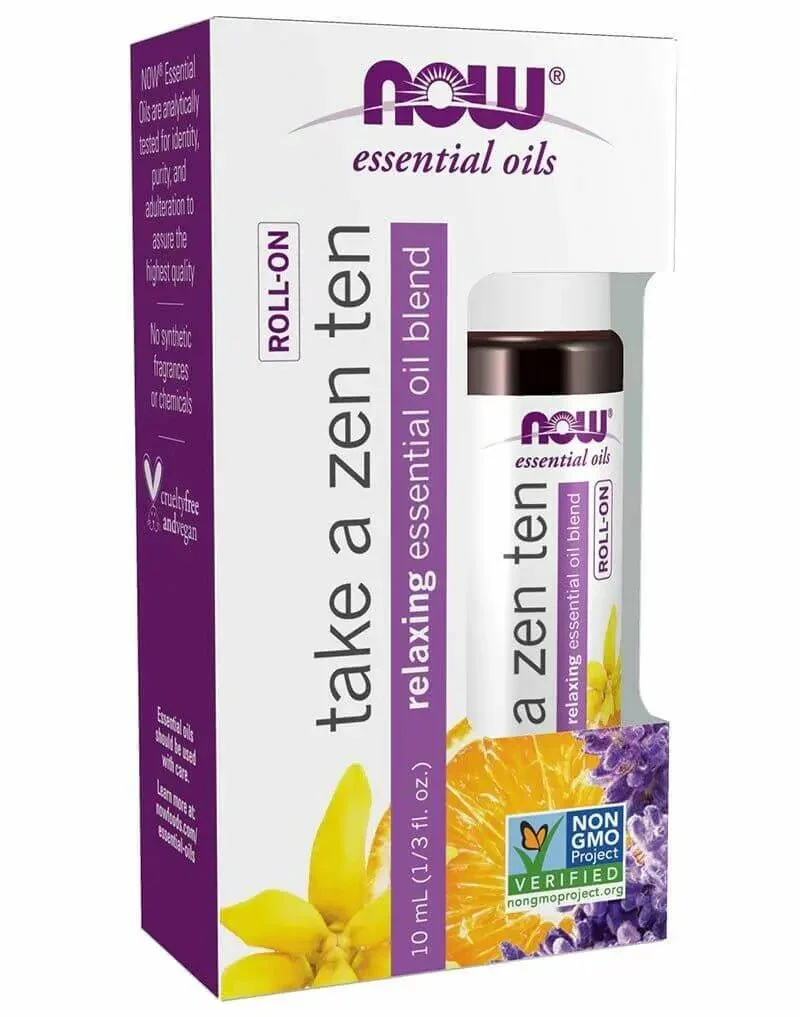 Now Take a Zen Ten Essential Oil Blend Roll-On 10 ml