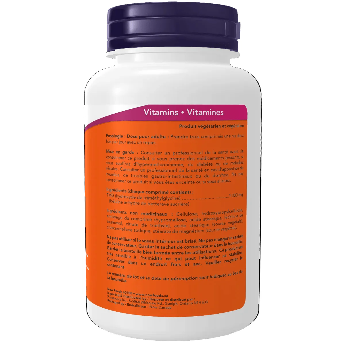 Now TMG 1,000mg 100 Tablets - Image 3