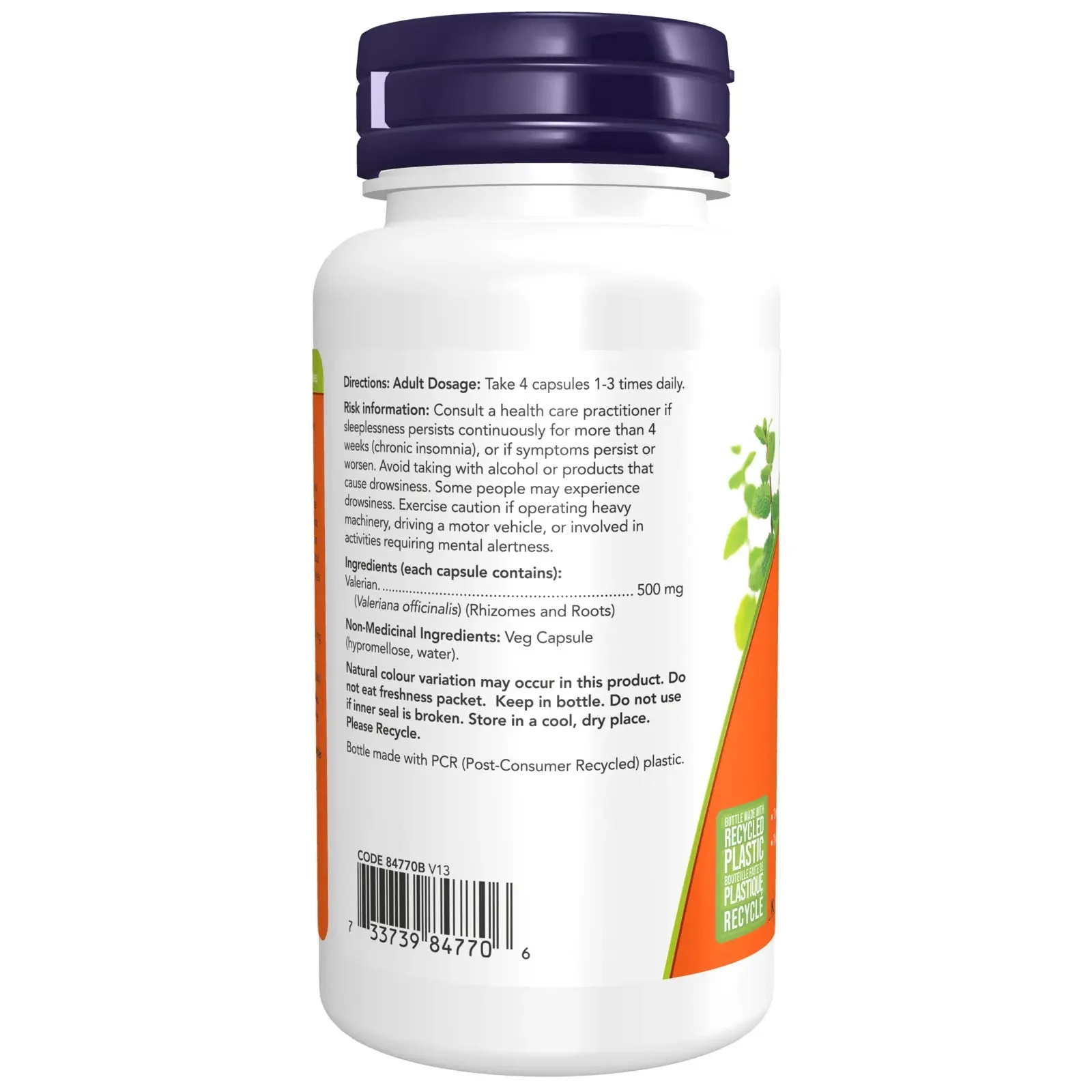 Now Valerian Root 100 Veg Capsules - Image 2