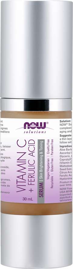 Now Vitamin C Serum + Ferulic Acid 30mL