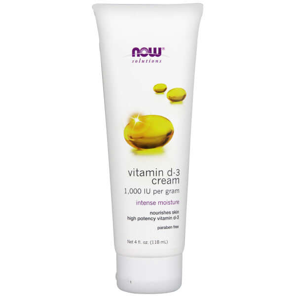 Now Vitamin D-3 Cream, 118mL
