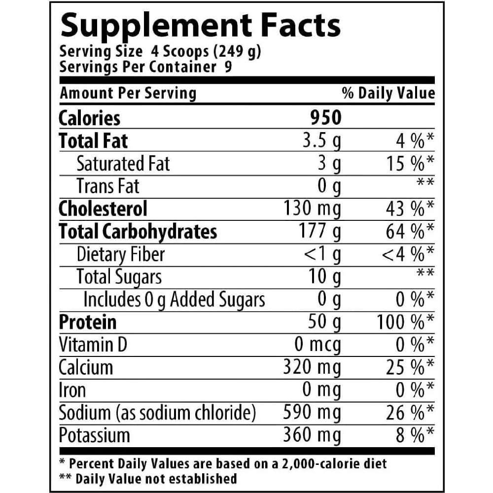 Nutrabolics Mass Fusion 12 Lbs, Hardcore Mass-Building Gainer - Image 6