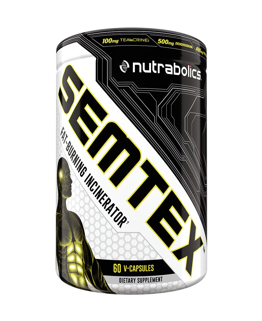 Nutrabolics Semtex 60 Veg Capsules, Fat Burning Incinerator