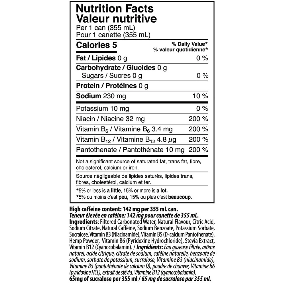 Nutrabolics Termal XTC RTD Hemp Energy Drink- Passion Fruit 355mL - Image 2