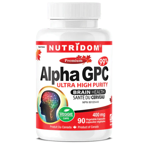 Nutridom Alpha GPC 400mg 90 Veg Capsules