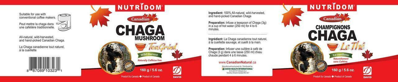 Nutridom Chaga Tea Grind 160 Grams - Image 2
