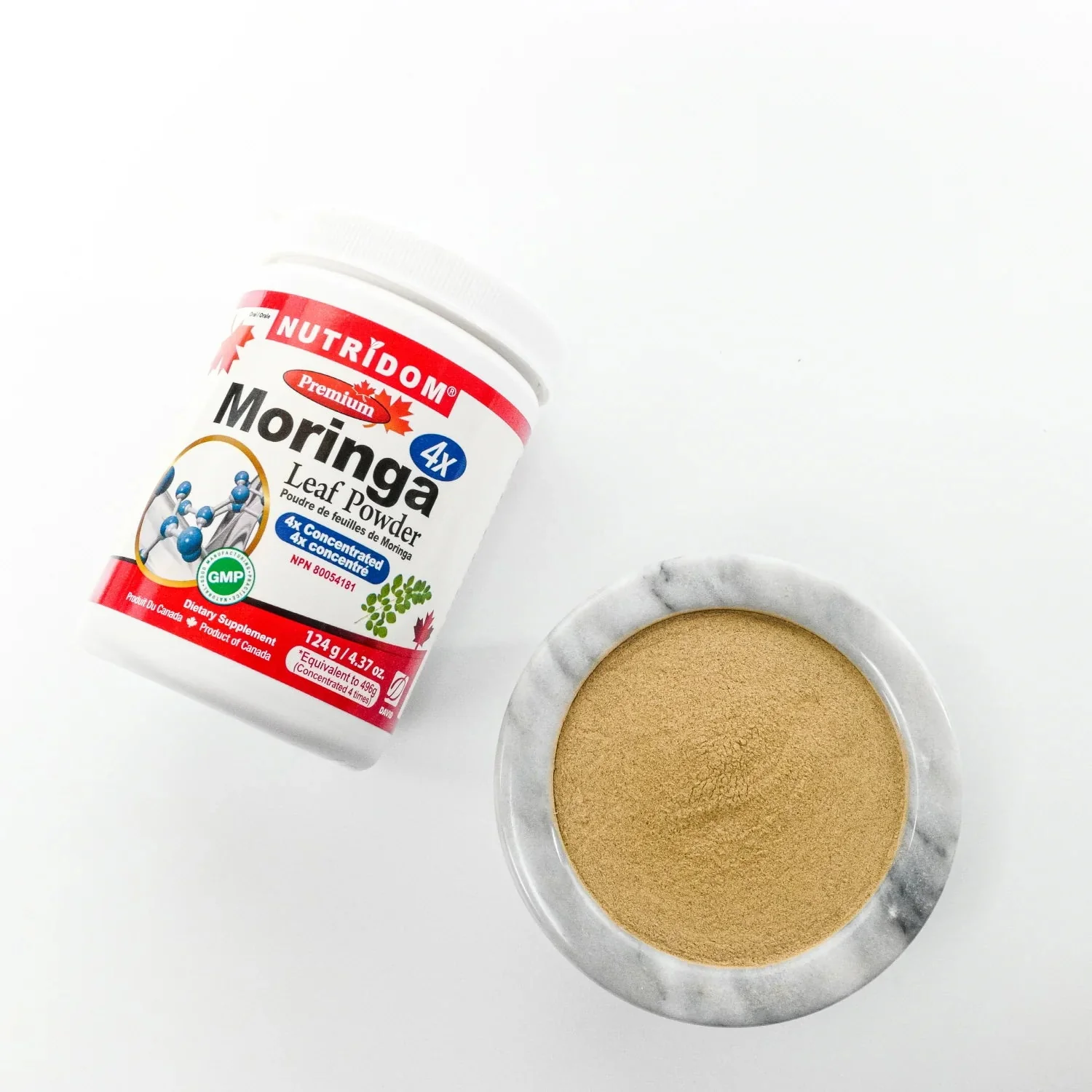 Nutridom Moringa Leaf Extract 4:1 Powder 124 Grams - Image 2