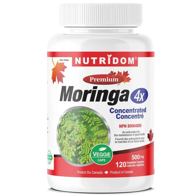 Nutridom Moringa Leaf Extract 4x 120 Veg Capsules