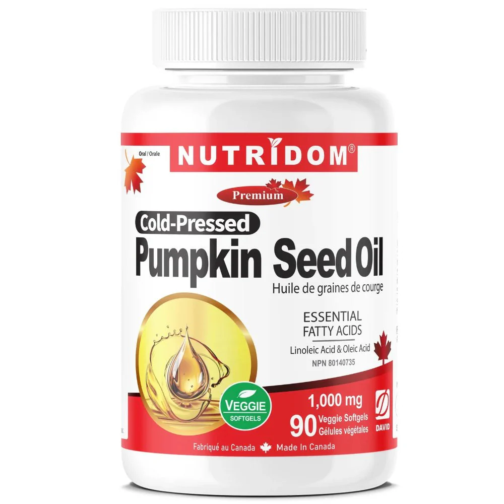 Nutridom Pumpkin Seed Oil 1000mcg - 90 Veg Softgels