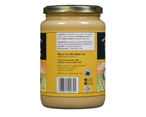 Nuts To You Organic Sesame Tahini Butter 735 Grams - Image 3
