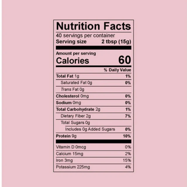 Omega Nutrition Plant-Based Protein Powder 600 Grams - Image 2