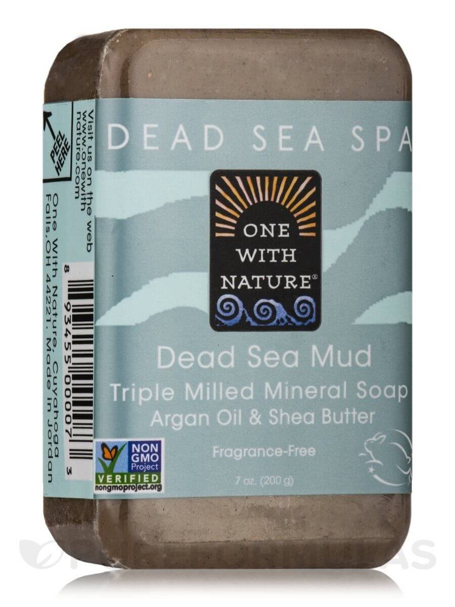 One with Nature Dead Sea Mud Soap Bar 200 Grams