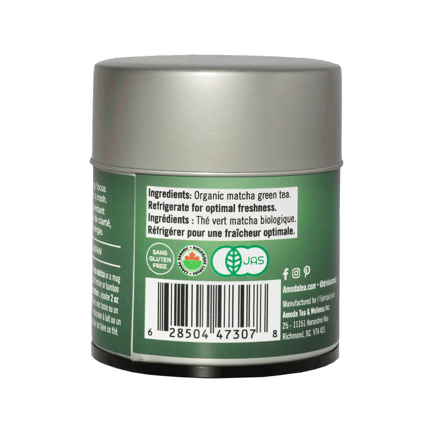 Amoda Organic Ceremonial Matcha | For Sipping Straight 30 Grams - Image 3