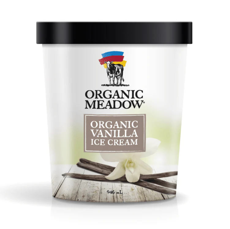 Organic Meadow Organic Ice Cream, Vanilla 946 Grams