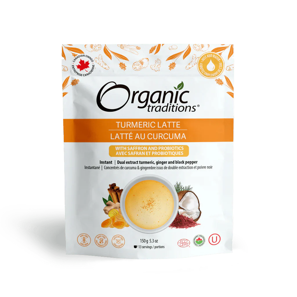 Organic Traditions Organic Turmeric Latte with Probiotics