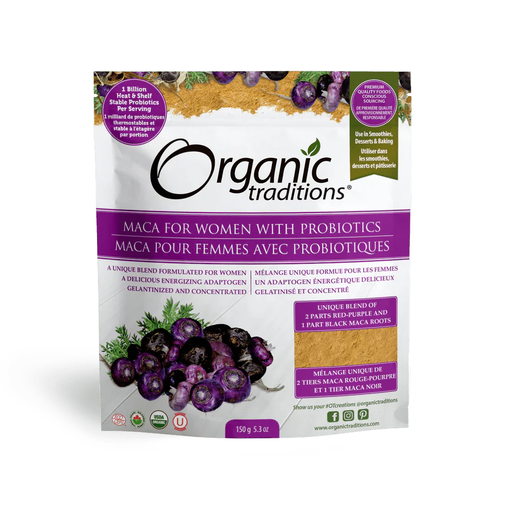 Organic Traditions MACA For Women With Probiotics 150 Grams