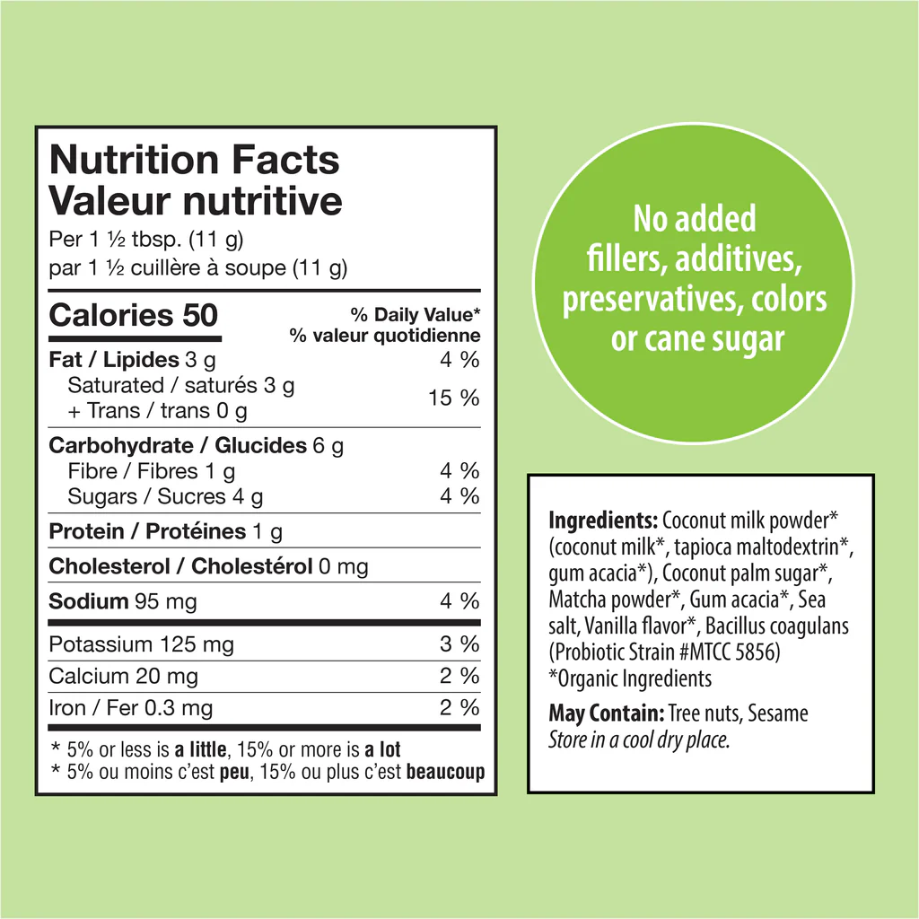 Organic Traditions Matcha Latte with Probiotics 150 Grams - Image 2