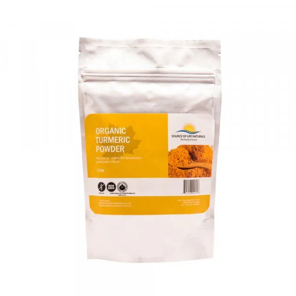 Organic Turmeric Powder 175 Grams, Source of Life Naturals